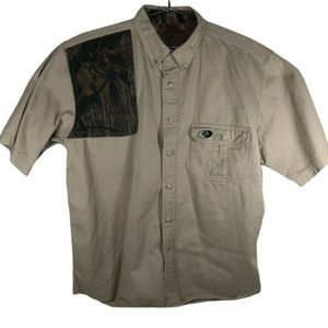 MOSSY OAK Apparel Shooter Men’s Shirt Brown